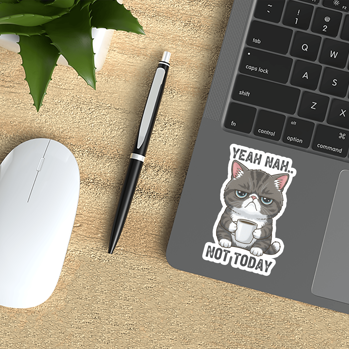 Sticker Atlas - Wholesale Sticker - Yeah, Not Today Sticker4