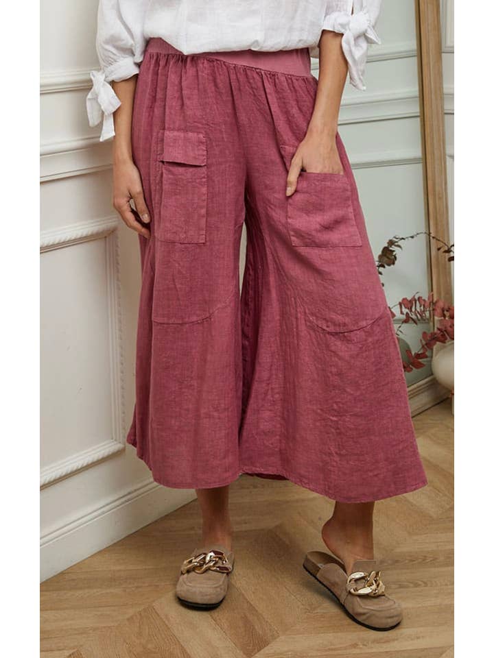 LÉA & LUC - Wholesale Pants - Women's - 100% linen trousers REF.3023532