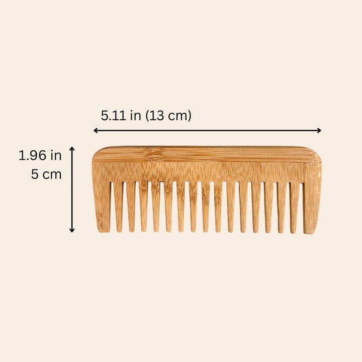 Bamboo Switch – Engroshandel Hårbørste/kam – Bambus Kompakt Bredtandet Kam | Hår Bestseller1