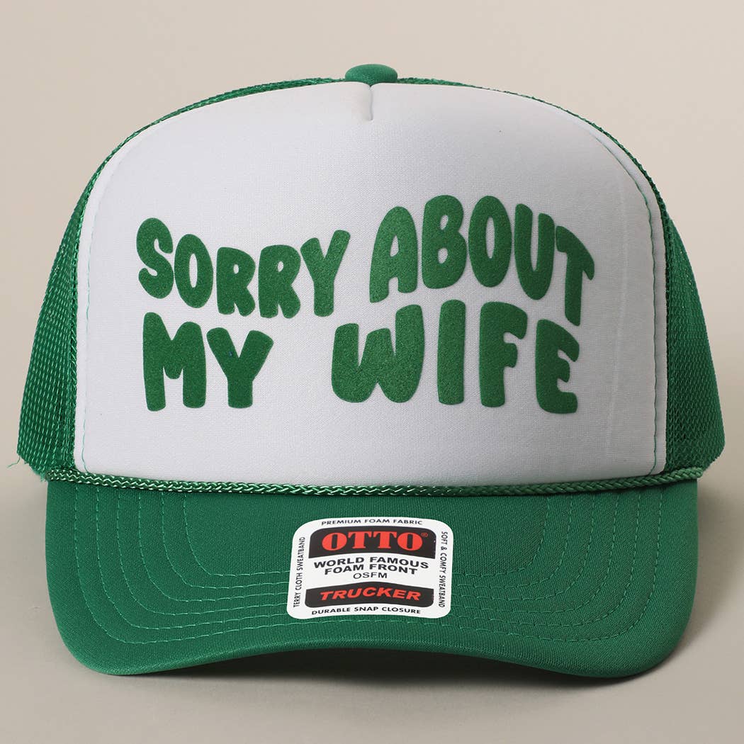 Fashion City – wholesale Truckerkeps – Unisex – Förlåt för min fru&man meshkeps12