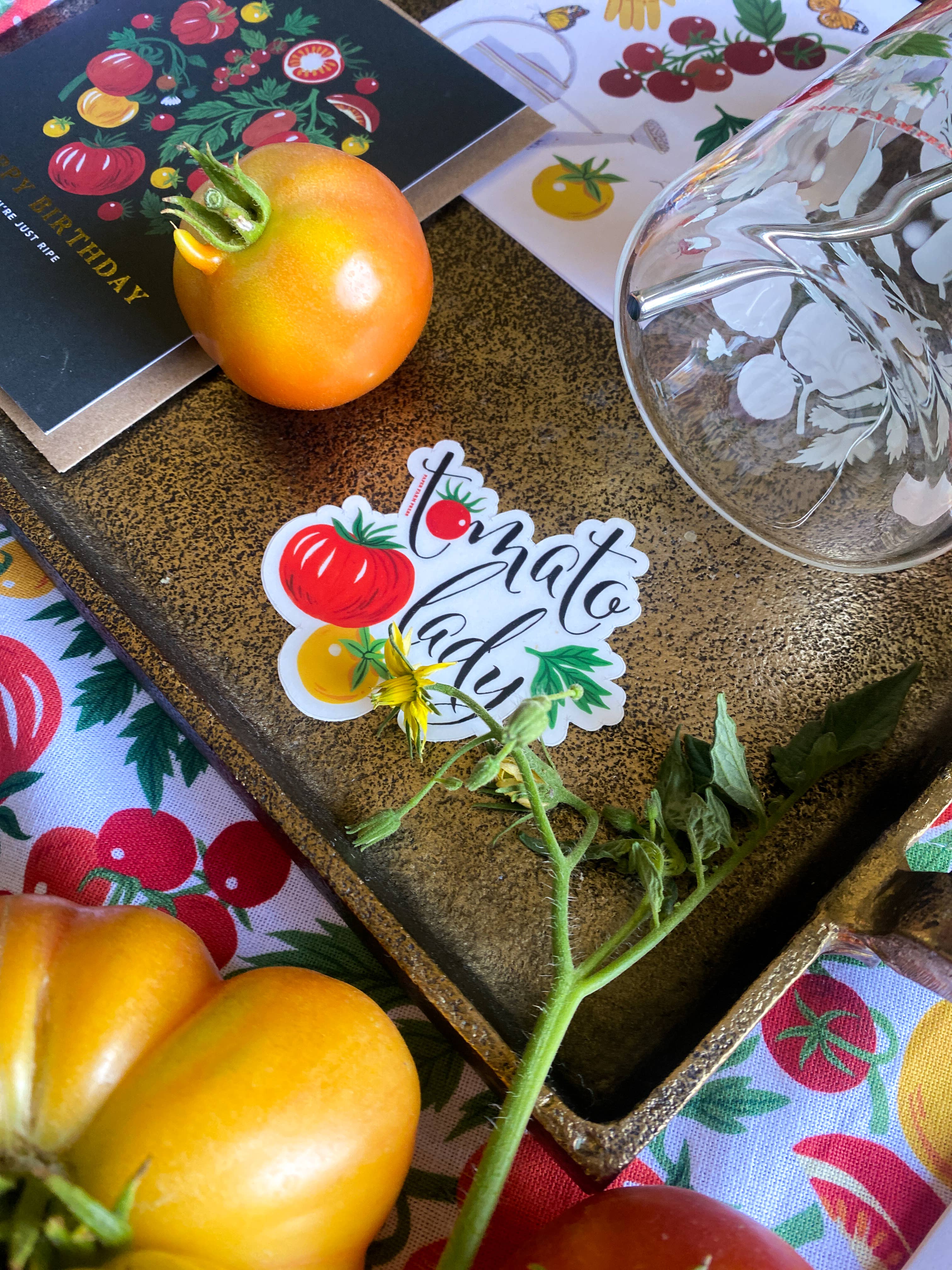 Paper Farm Press - Wholesale Sticker - Tomato Vine Decal Sticker4
