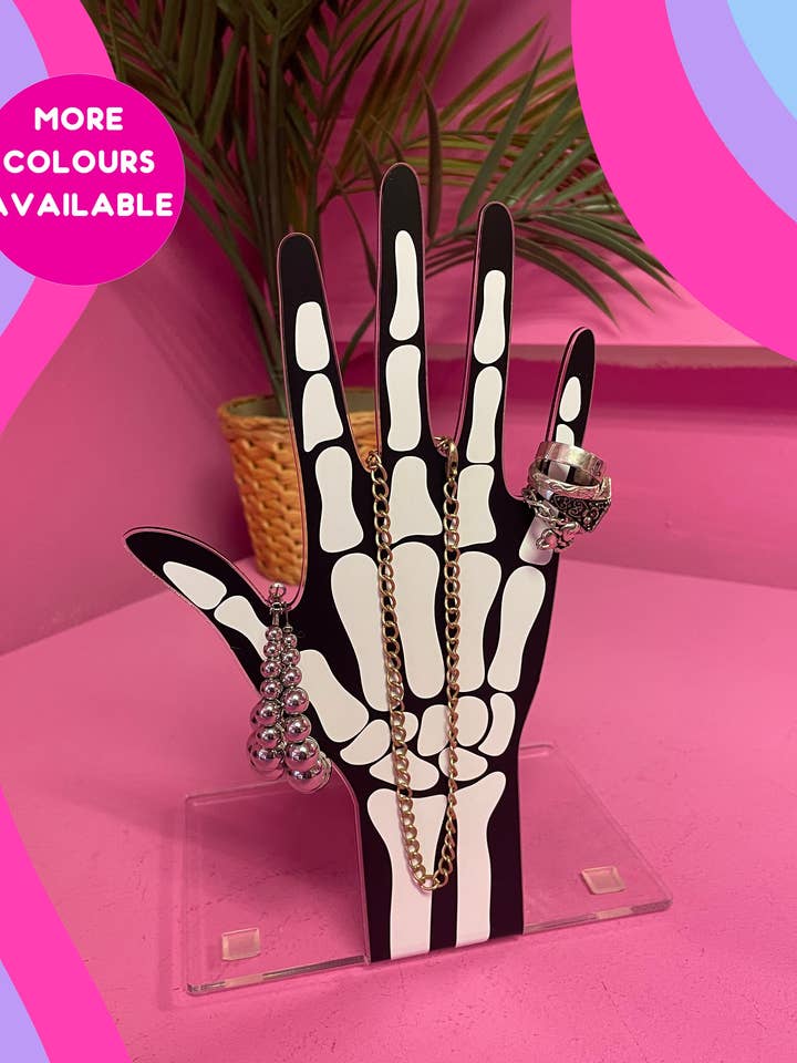 Support à bijoux en forme de main de squelette accessoires de décoration intérieure pour la vente par Buba Goods