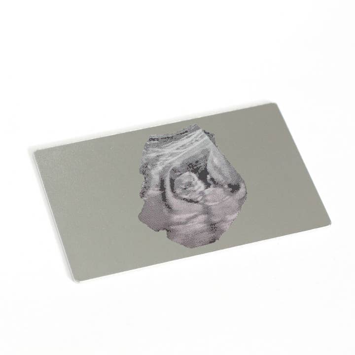 Carte de portefeuille pour bébé à ultrasons pour la vente par Gemz By Emz