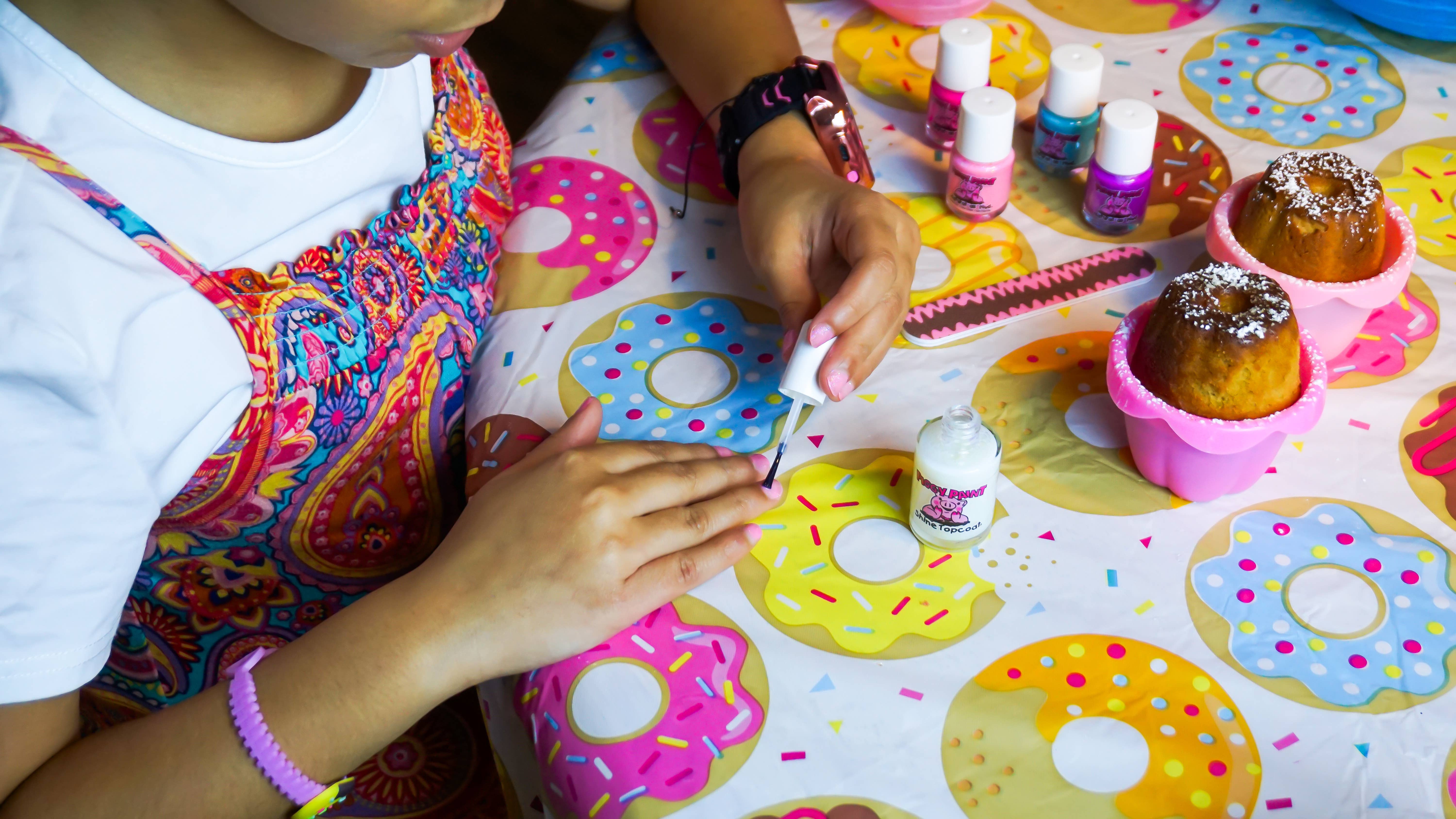 Piggy Paint - Vente Vernis à ongles – enfant - Vernis à ongles non toxique pour enfants Shine Topcoat3