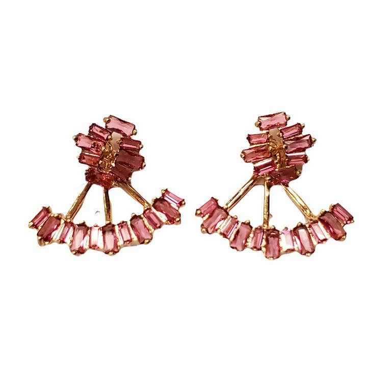 Baguette CZ Ear Jacket for wholesale by SF BRAND INC