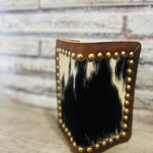 Cow clearance hair wallet