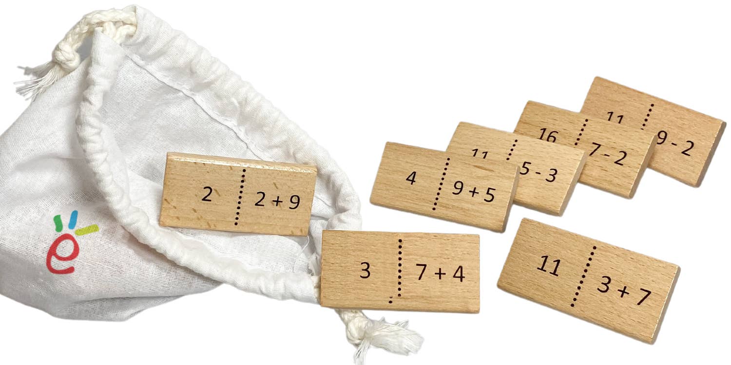 EXTASTICKS - Wholesale Brain Game - Kids - Math Domino Game 1st/2nd Grade Montessori Teaching Supplies9