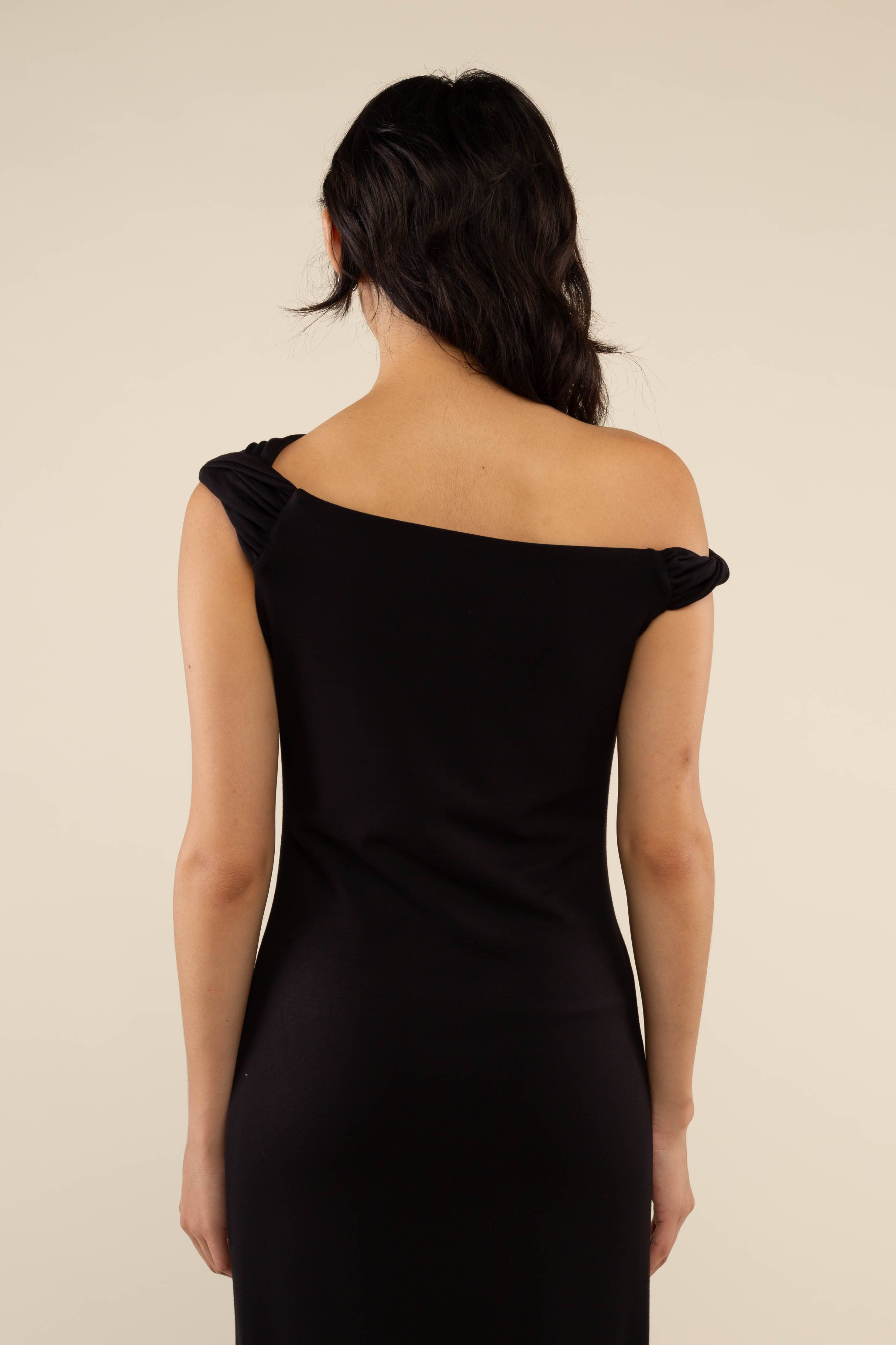 NLT - Wholesale Jurk - Dames - Ira midi-jurk met uitlopende schouders7