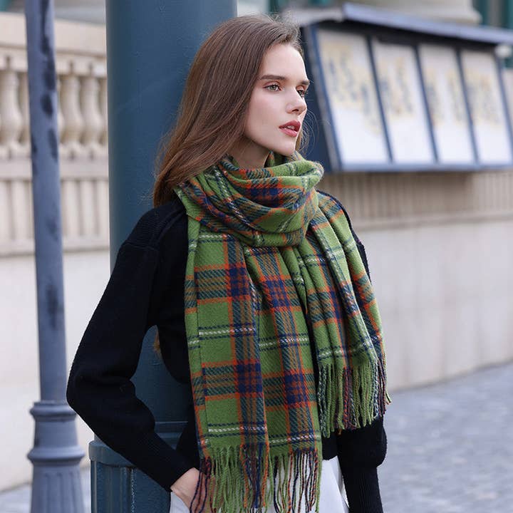 ACCITY - Wholesale Scarf - Women's - SUPER SOFT CLASSIC CASHMERE FEEL WINTER SCARF_CWASC0224