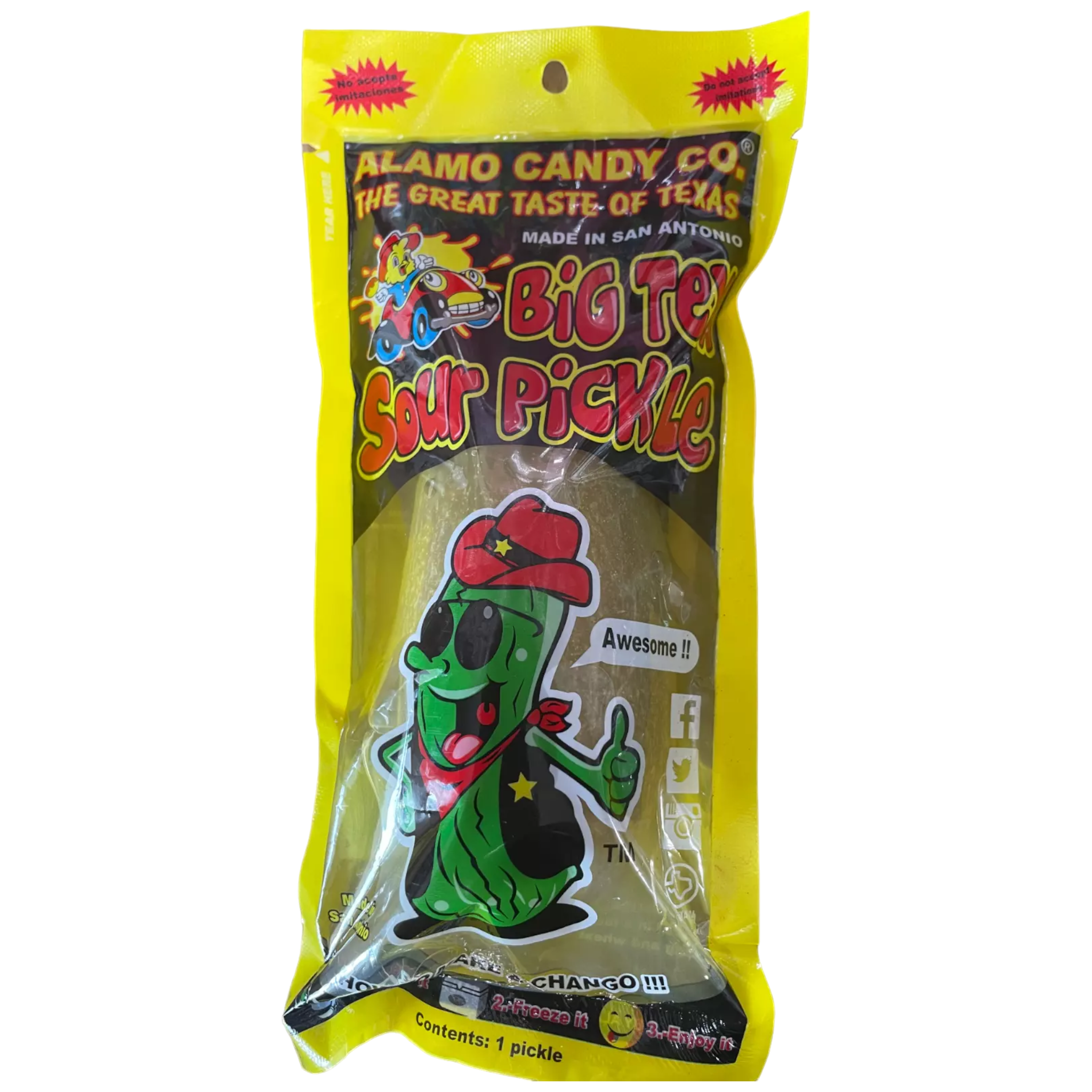 Cow Crack Wholesale - Wholesale Gummy - Alamo Candy Co. Sour Pickle 0
