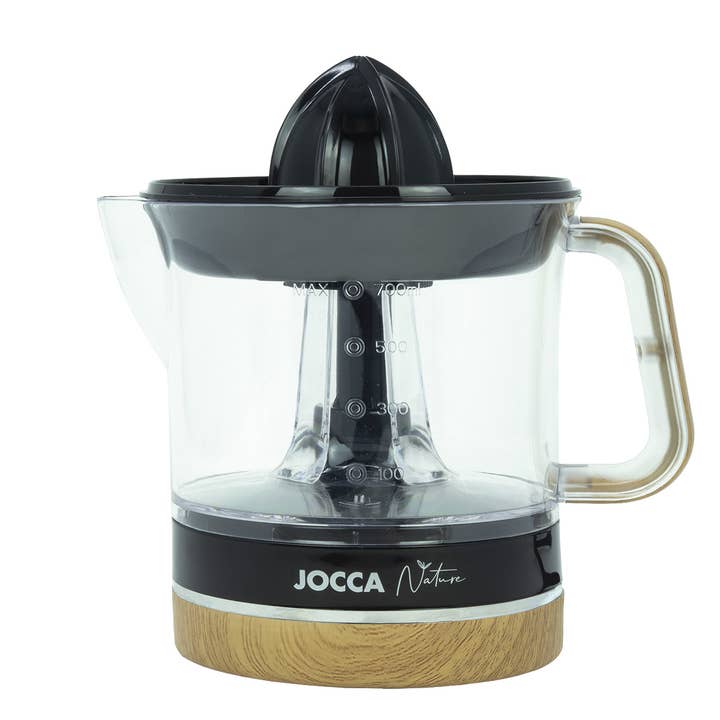 JOCCA - Vendita all'ingrosso Spremiagrumi - Spremiagrumi elettrico 40W, capacità 0,7L, linea Nature nero4