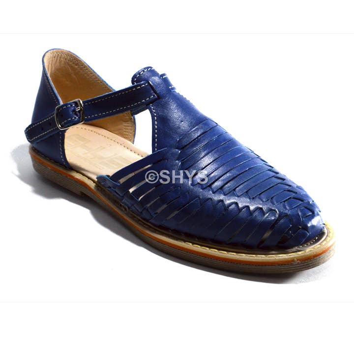 Leather Mexican Sandals for Woman StrongDds-015-1 for wholesale by SHYS