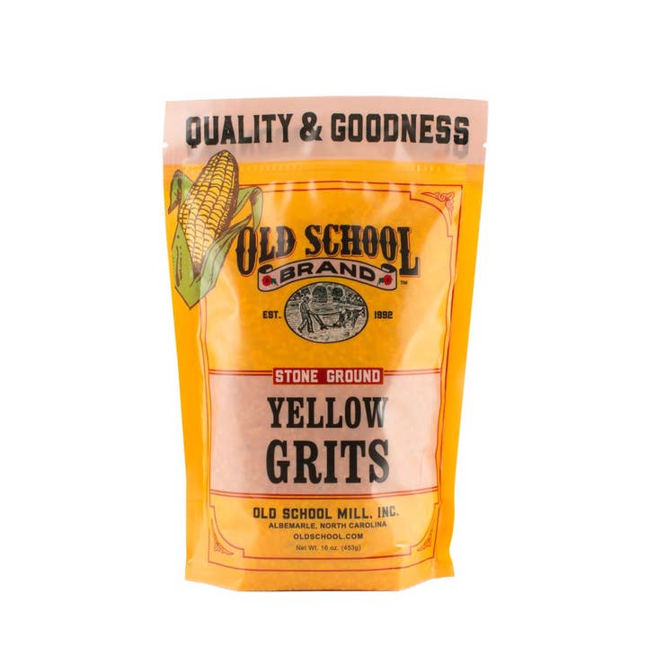 Old School Brandâ„¢ - Wholesale Grits - Stone Ground Yellow Grits, 1lb1