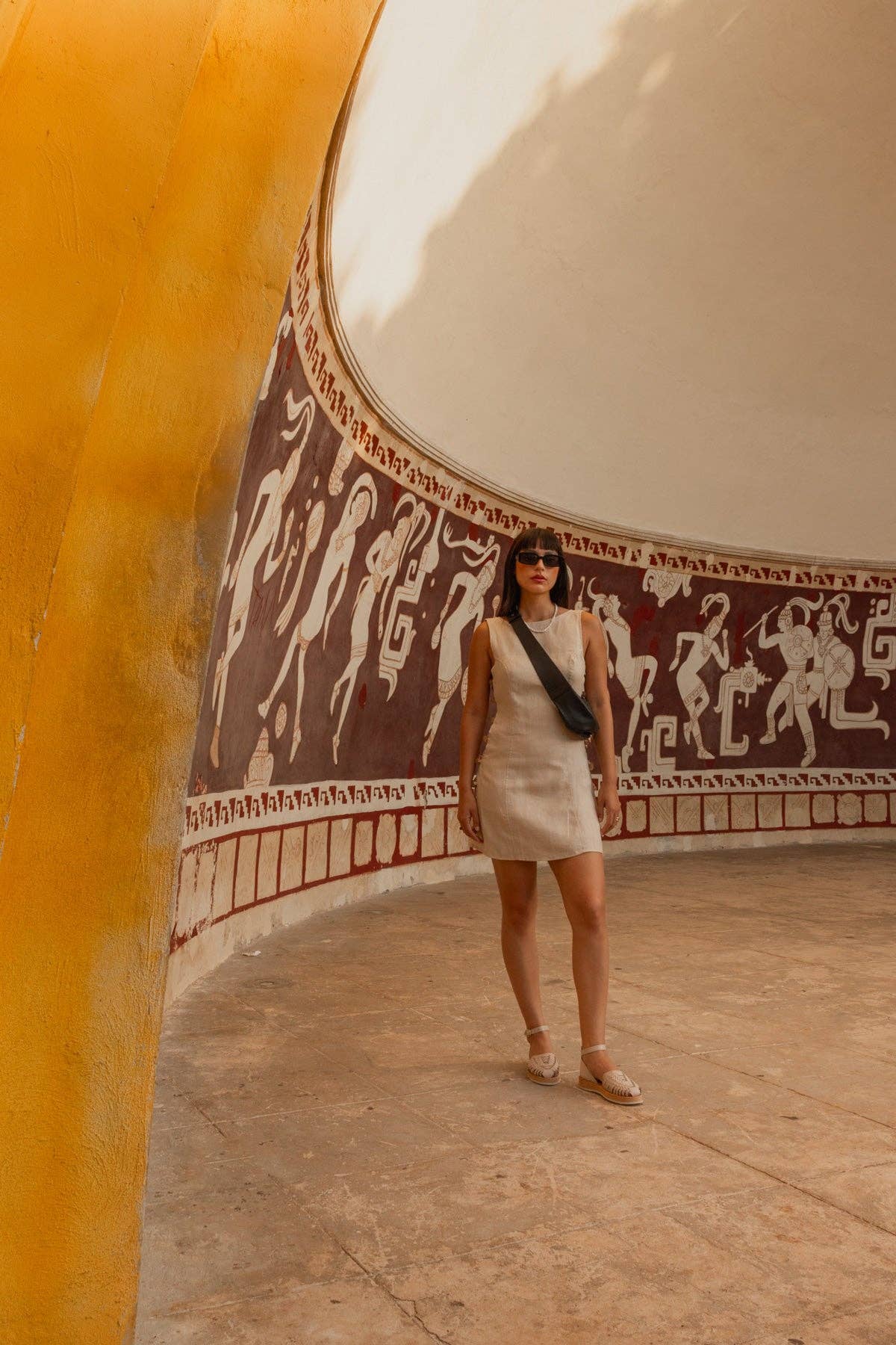 Mexas EU – Großhandel Sandalen – Damen – CHETUMAL HUESO - Espadrilles aus knochenfarbenem Leder7