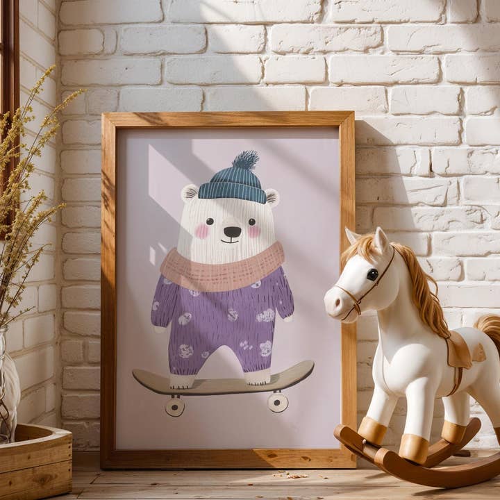 Plantskola Konst | Isbjörn Pyjamas | Pastell för wholesale av Artsriver