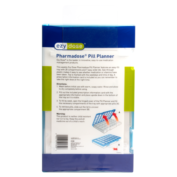 Apothecary Products LLC - Vente Pilulier - Pilulier Ezy Dose® Pharmadose (grand format)6