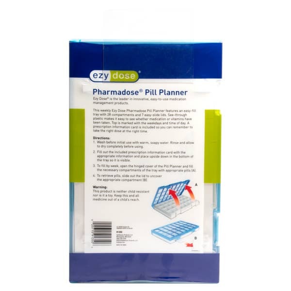 Apothecary Products LLC - Vente Pilulier - Pilulier Ezy Dose® Pharmadose (grand format)6