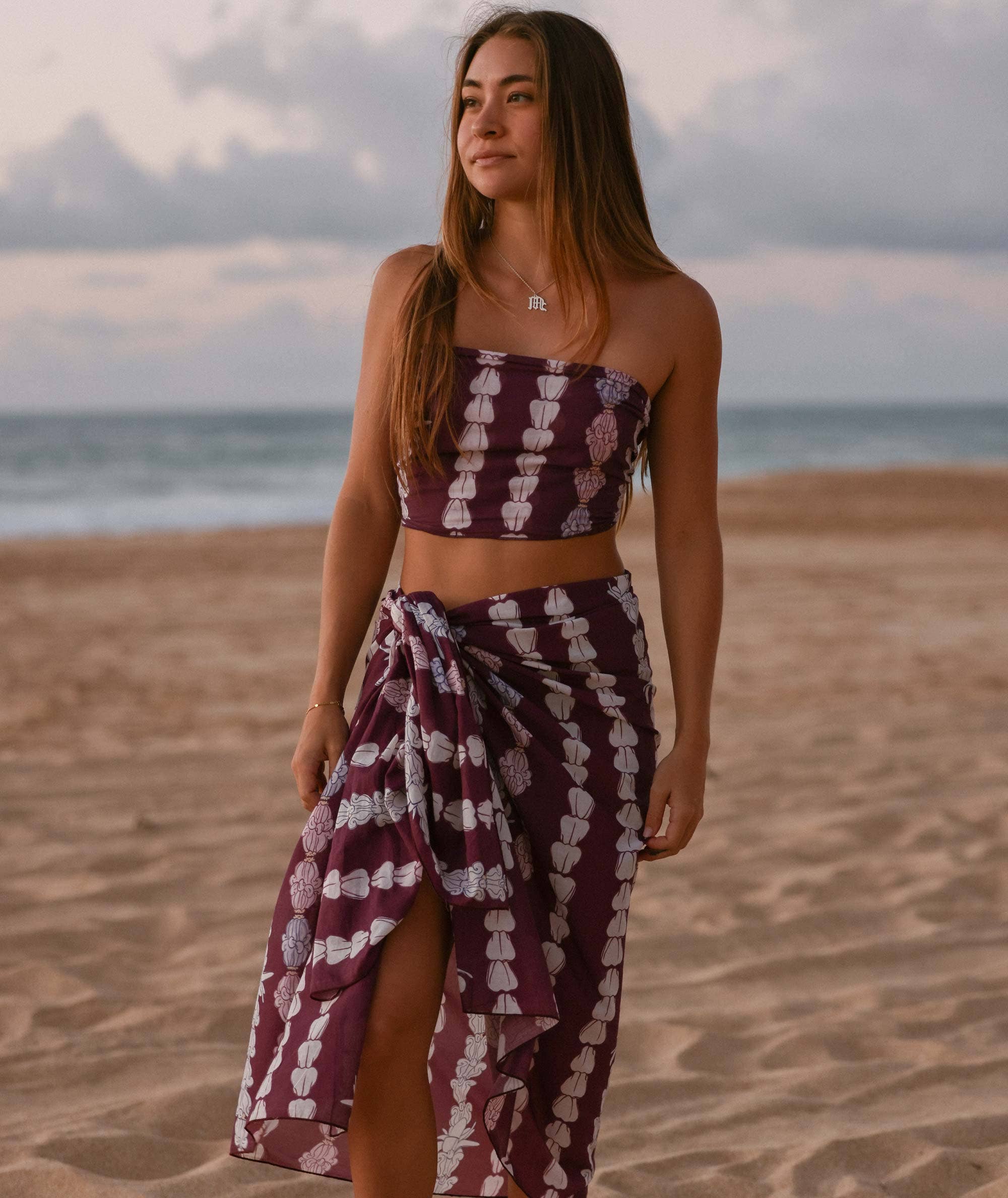 Tag Aloha Co. – wholesale Swim cover-up – Women’s – Crown Flower Mini Organic Cotton Pareo5