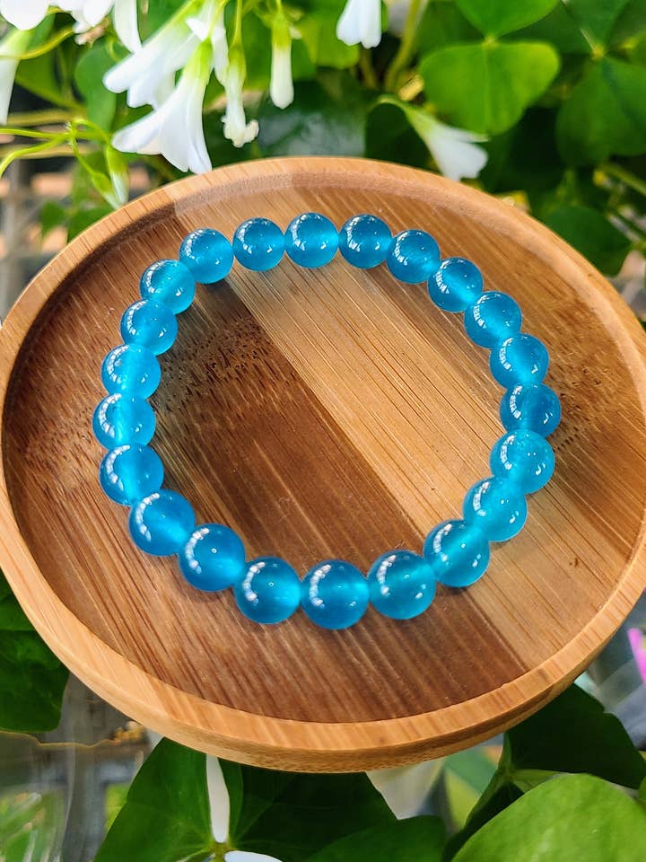 Donkerblauwe chalcedoon armband voor wholesale door Kiwi's Garden Center