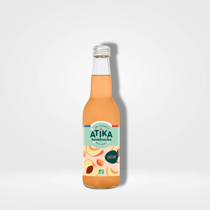 Atika Kombucha Bio Pesca per la vendita all'ingrosso da parte di Native