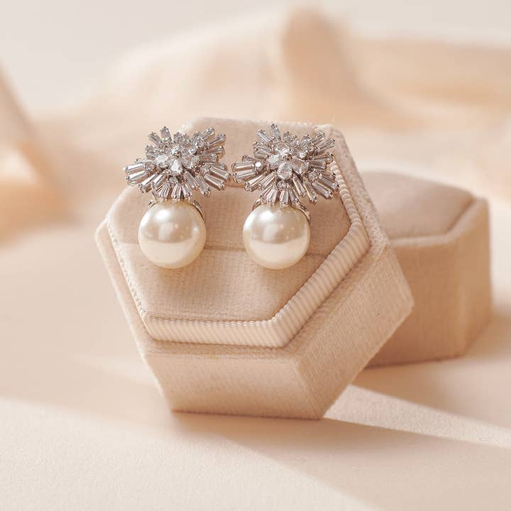 Dareth Colburn Designs - Vente Clous d'oreille - Boucles d'oreilles Matilda Pearl2