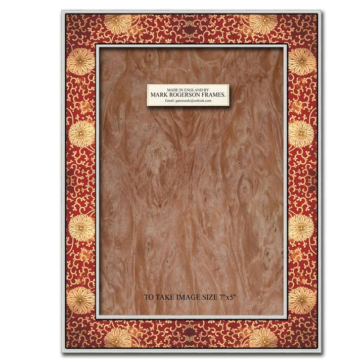 2797 Chinese Pottery Pattern 7"x5" Photo Frame. for wholesale by Gator cards