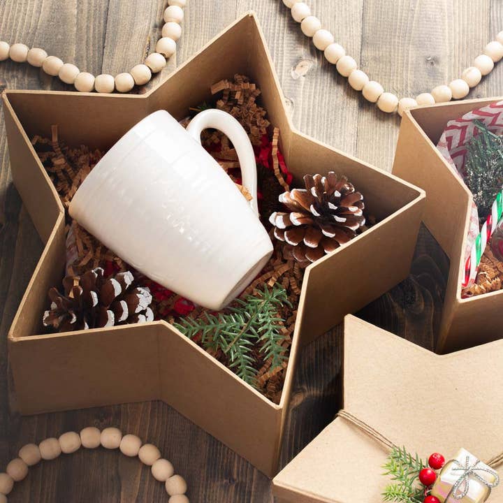 Factory Direct Craft – Engroshandel Gaveæske – Færdiglavede 3-delte papmaché indlejrede stjernekasser1