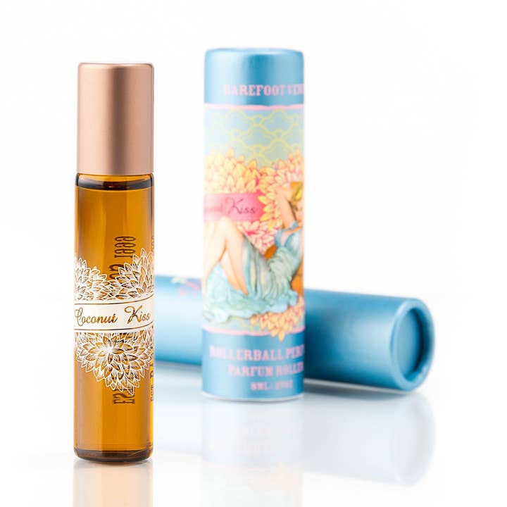 Coconut Kiss | Roll on Perfume for wholesale by Barefoot Venus
