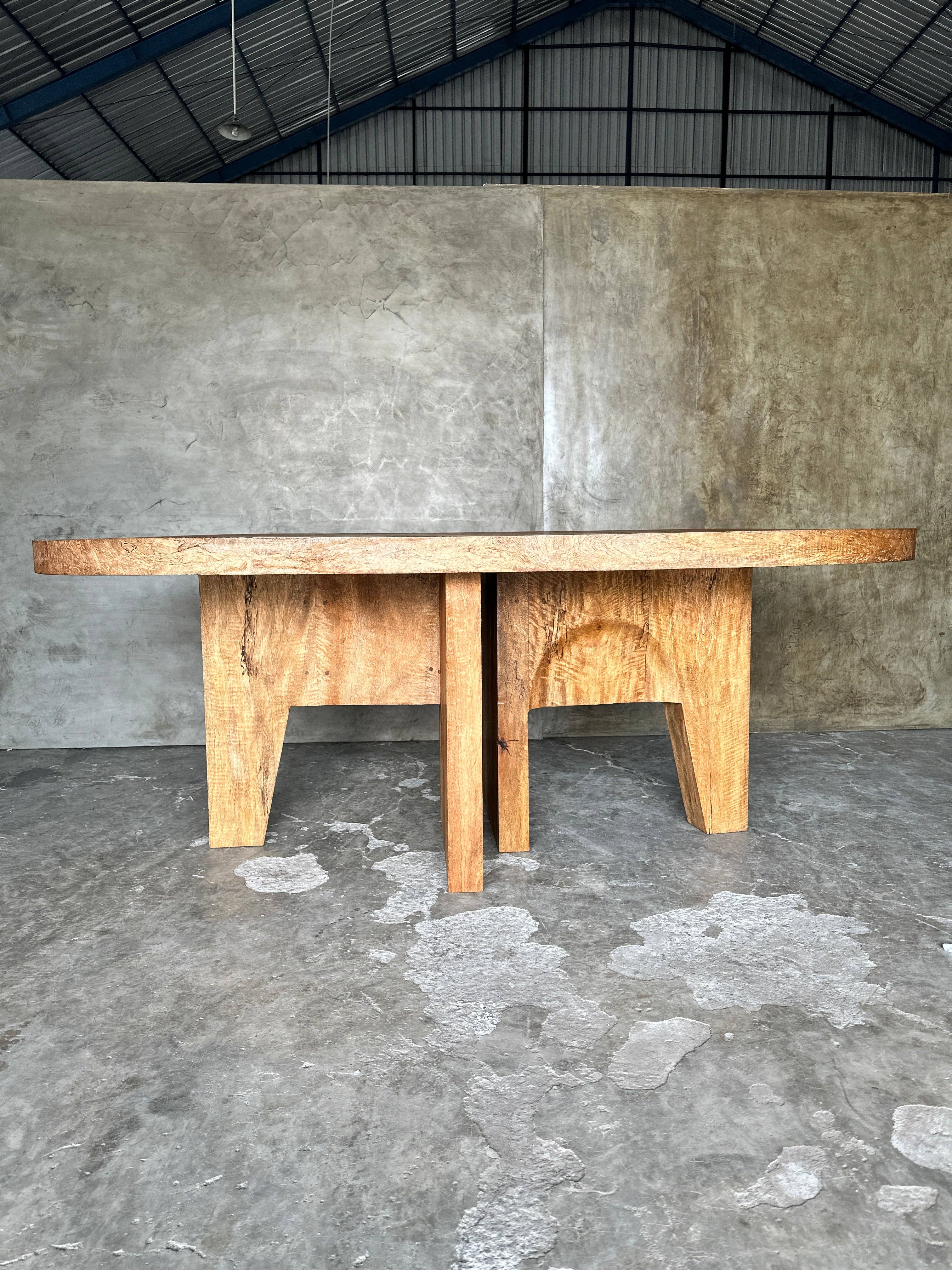 Office Objets - Wholesale Coffee Table - Massive mango wood table 2m10x1m89