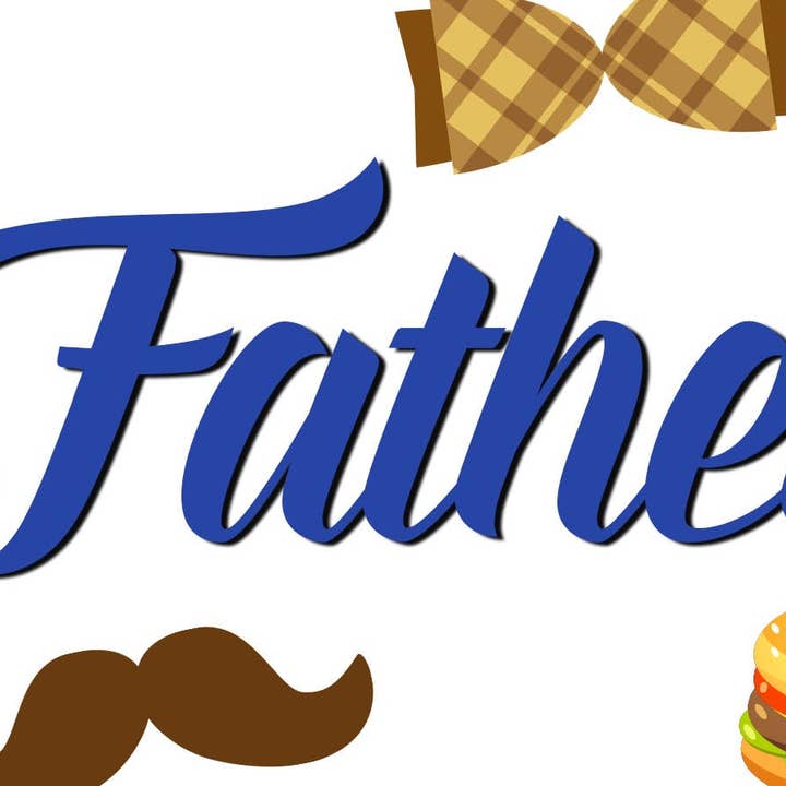 Banner „Happy Vatertag“, 4er-Pack für den Großhandel von Paper Dazzle