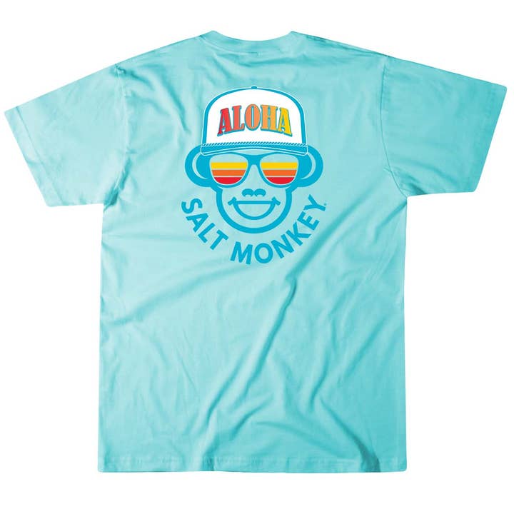Kids Aloha Trucker Tee for wholesale by Salt Monkey