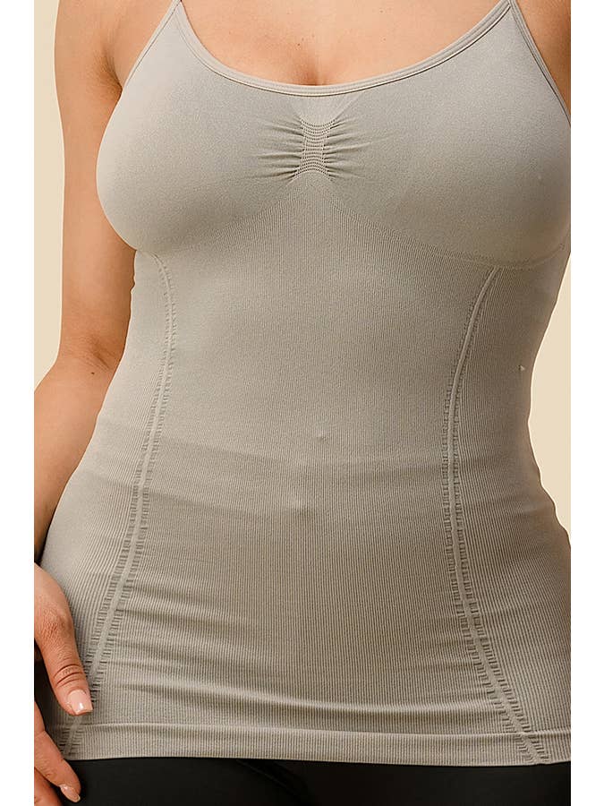 Amerikan Basics - Wholesale Camisole - Women's - Shelf Bra Seamless Camisole 7