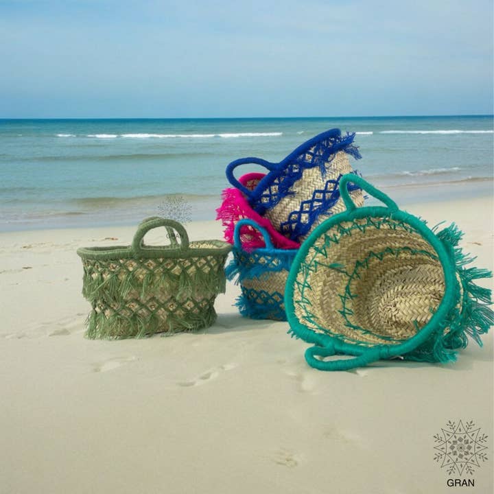 Borsa Mare Borse Di Paglia Semplici Borsa Paglia Borsa Da Spiaggia