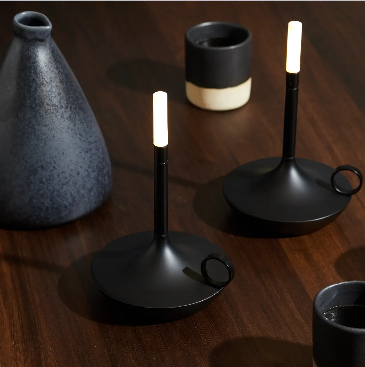 VANMOKUM - Vente Lampes d'appoint/de bureau - Lampe à bougie rechargeable portable GRAYPANTS Wick avec coffret cadeau36