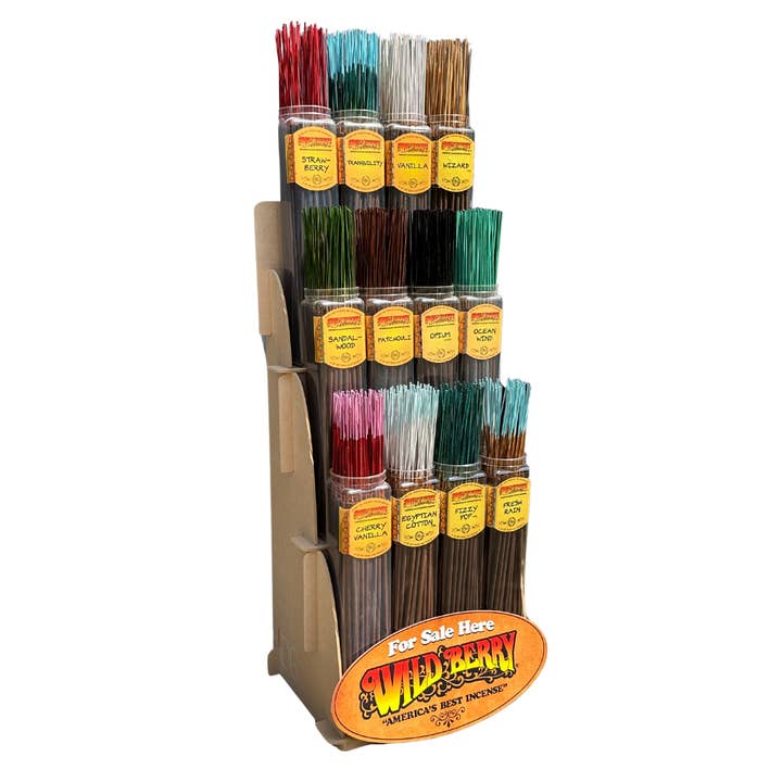 Package Deal 7 : 12 Jar Wild Berry Biggies (Garden Incense) for wholesale by Dip and Glow