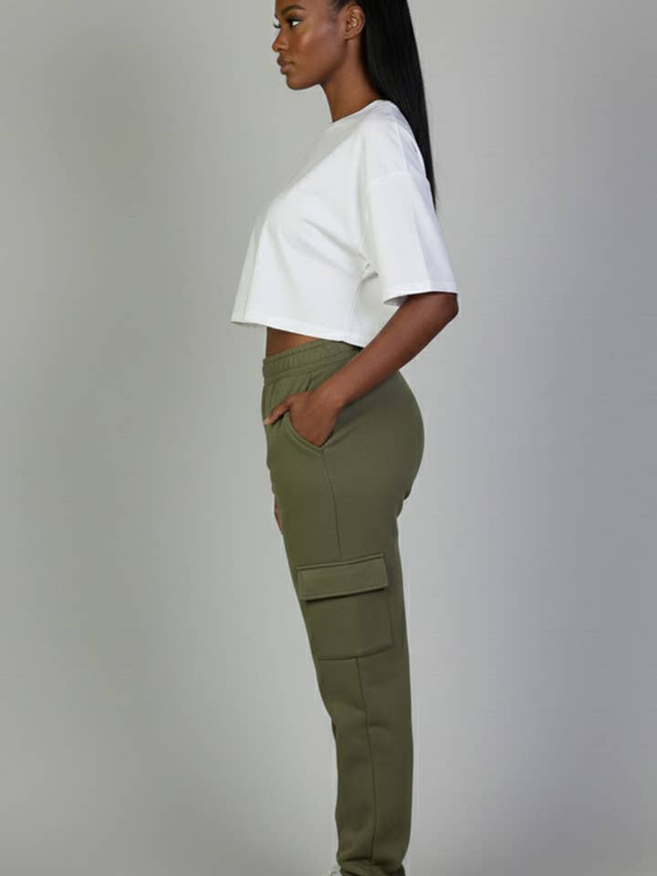 CAPELLA APPAREL - Wholesale Athletic Sweatpants/Joggers - Women's - Side Pocket Drawstring Waist Sweatpants10