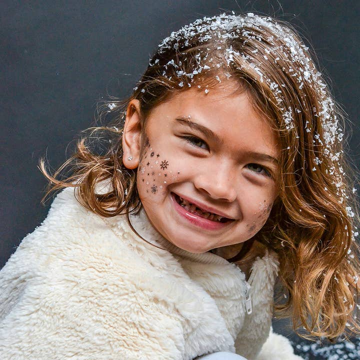 Flash Tattoos – wholesale Temporary tattoo – Snowflake Eye Jewel Temporary Tattoo3