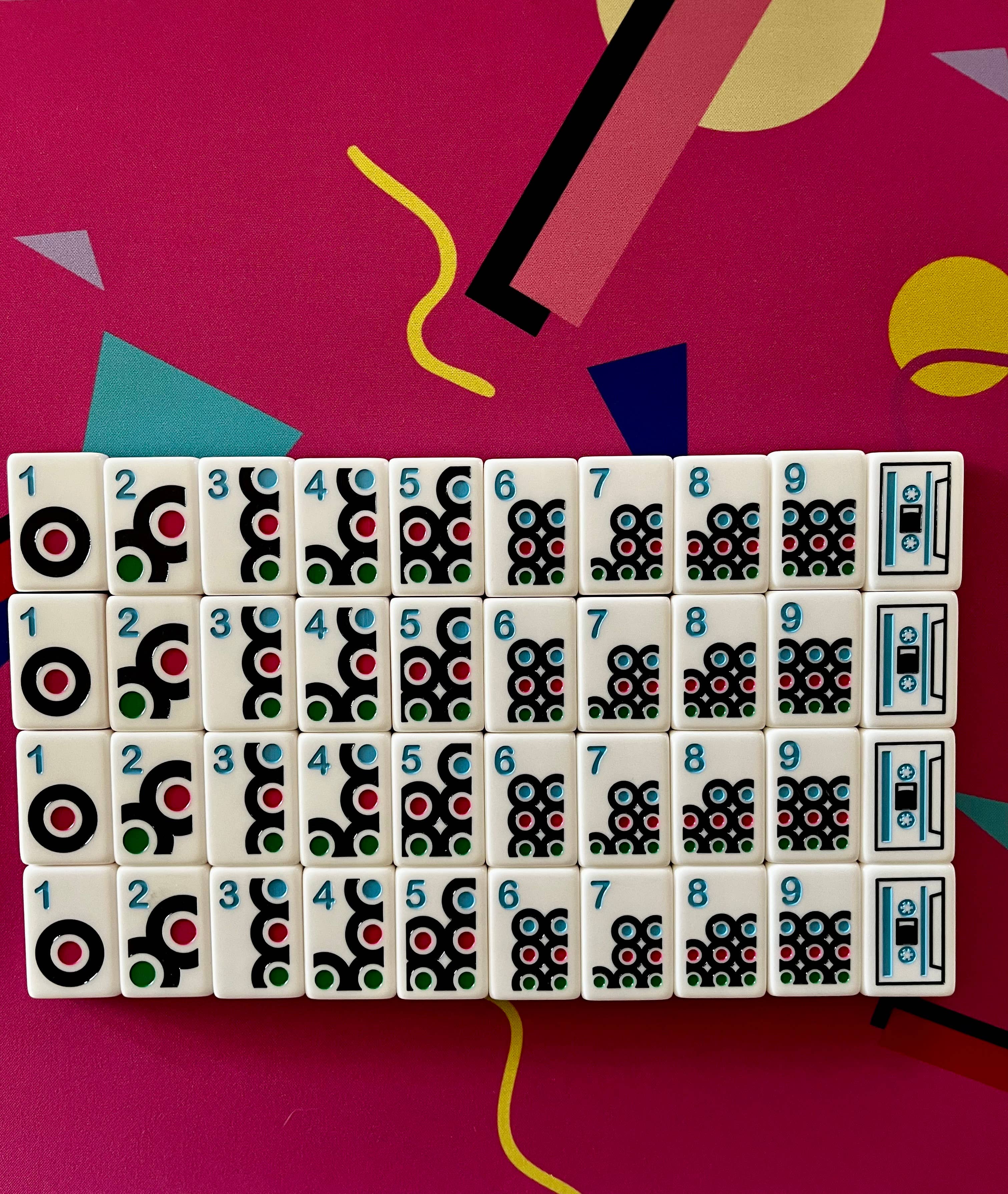 Luxe Mahjong - Wholesale Board Game - I Love the 80s Mahjong Set - Version 2.05