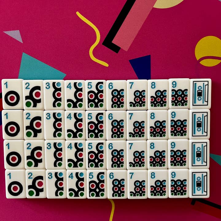 Luxe Mahjong - Wholesale Board Game - I Love the 80s Mahjong Set - Version 2.05