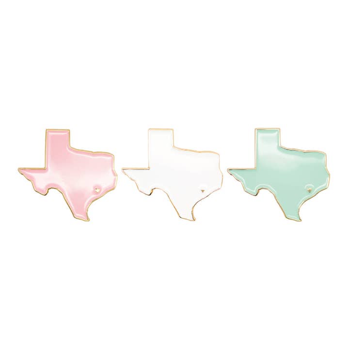 Pin's émaillé cœur Houston, TX pour la vente par Craft MFG