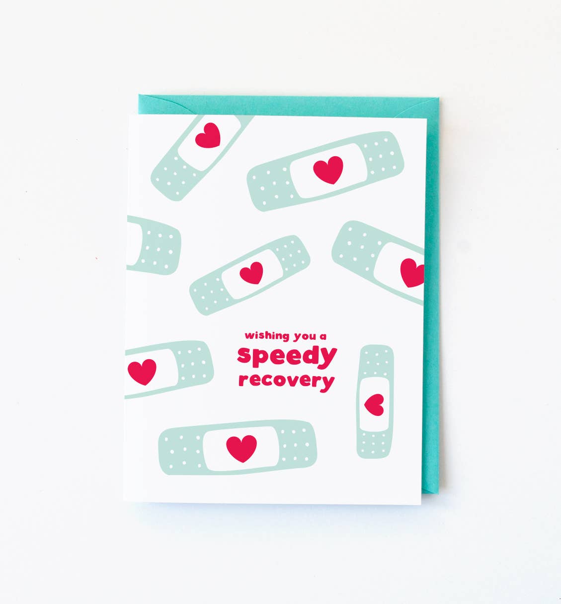 Graphic Anthology Greeting Cards - Wholesale Get Well Card - Speedy Recovery greeting card | Get Well Soon band aid card