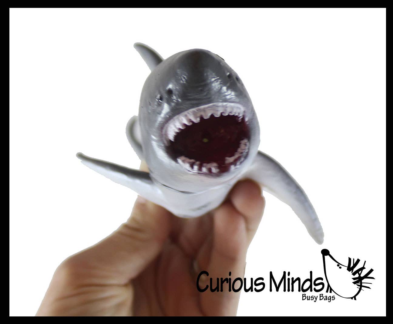 Curious Minds Toys - Wholesale Bath Toy - Baby - Giant Shark Water Bath Squirter Toy - Huge Water Soaker Gun1