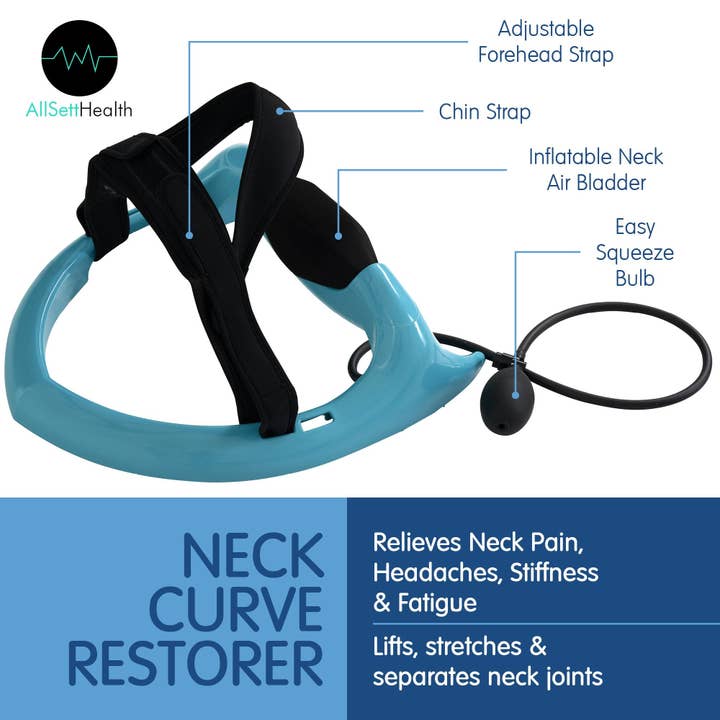 AllSett Health - Wholesale Fitness Equipment - Posture Neck Relief Cervical Spine Hydrator Pump