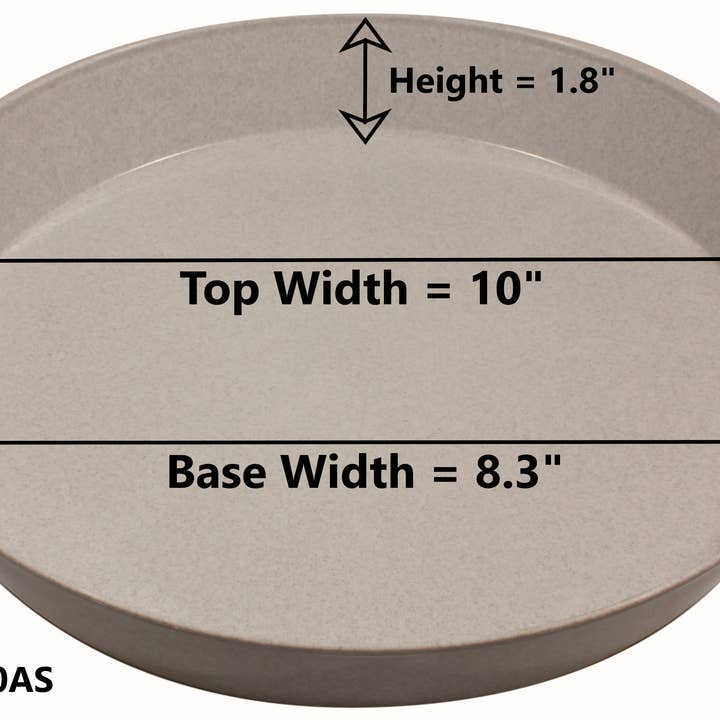 Austin Planter - Wholesale Saucer - Plant Saucers -Natural Colored Plastic6