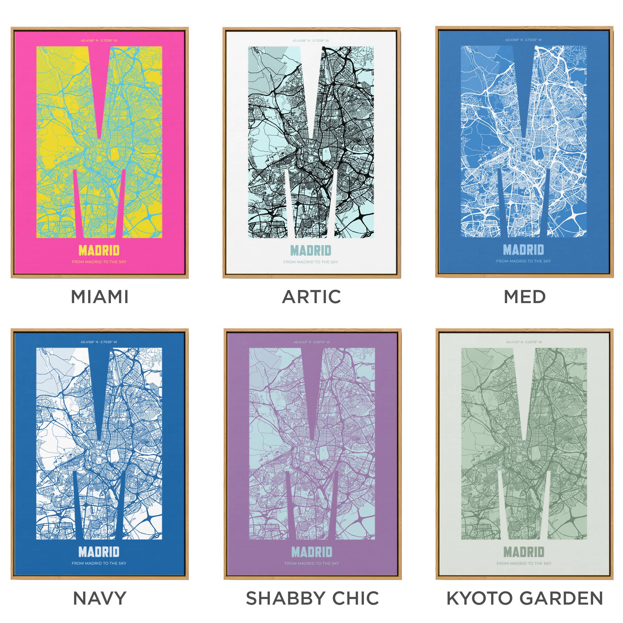 The Traveler Art - Wholesale Poster - MT MONTANA LetraMap2