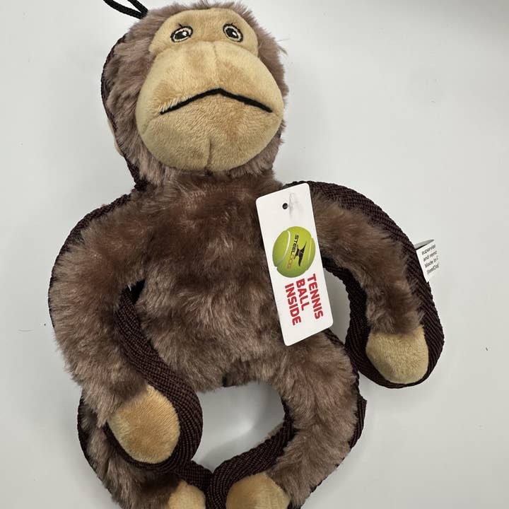 STEELDOG USA LLC - Wholesale Pet Plush Toy - Dog - Ruffian Safari Monkey1