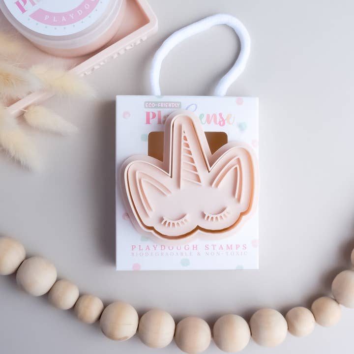Eco Playdough Stamp | Unicorn Face for wholesale by Play Sense