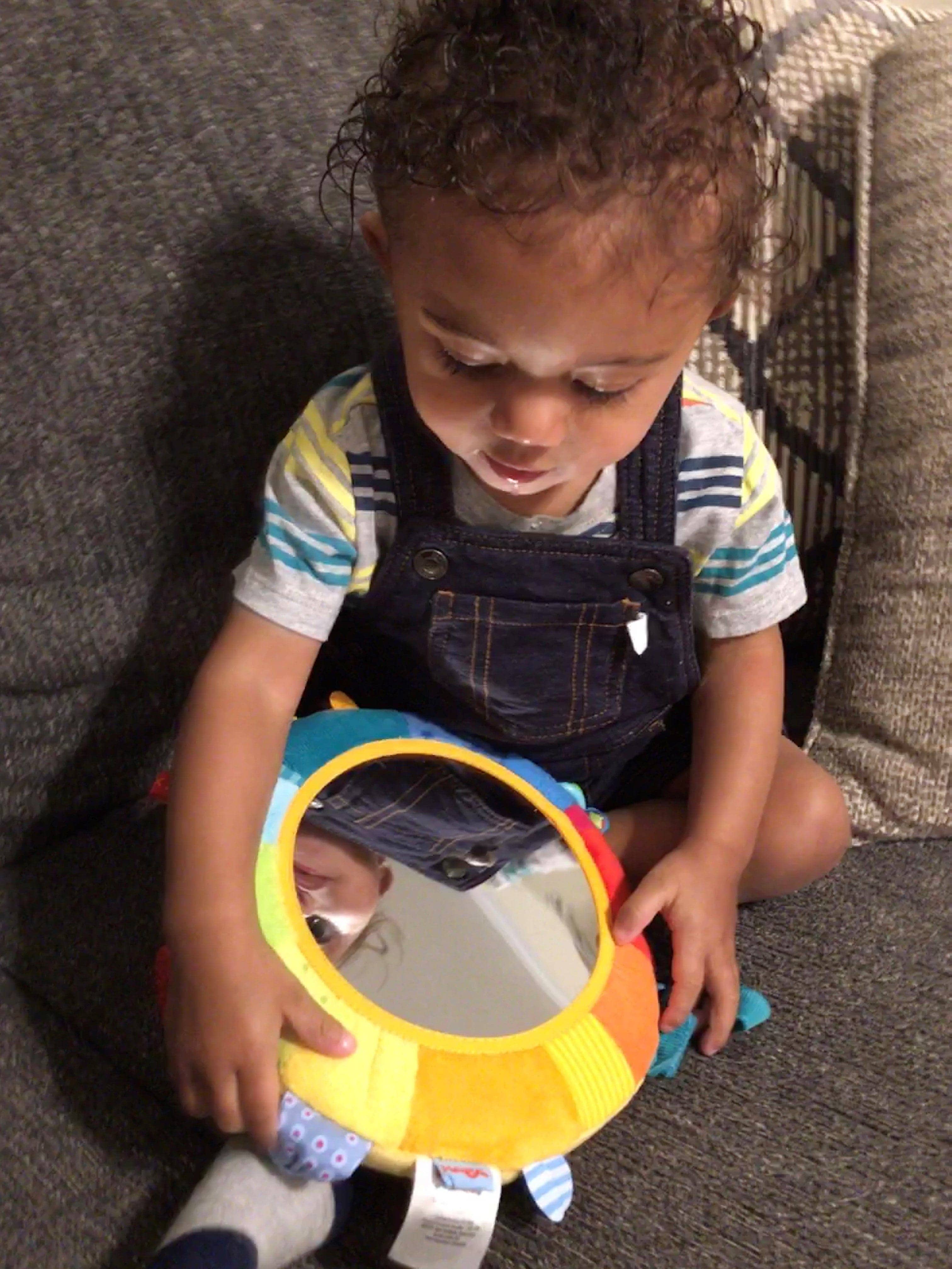 HABA USA - Wholesale Crinkle Tag Toy - Baby - Rainbow Discovery Mirror5