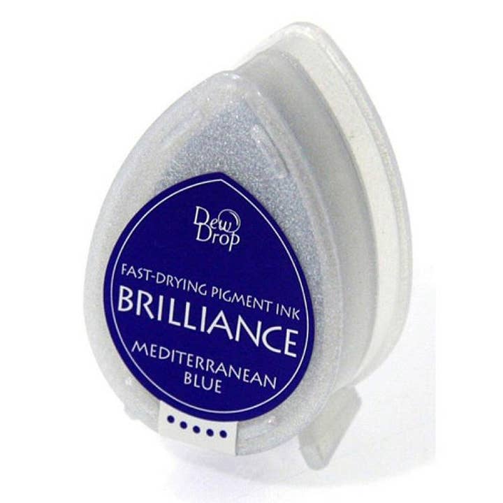 Ecstasy Crafts Distributing - Wholesale Craft Supplies - Tsukineko Brilliance Dew Drops Pigment Ink Pad