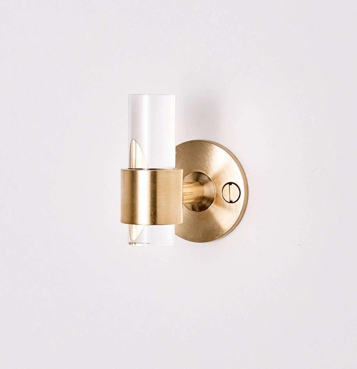 LuxHoldups - Wholesale Wall hook - Lucite Brass Robe and Towel Hook for Bathroom Wall